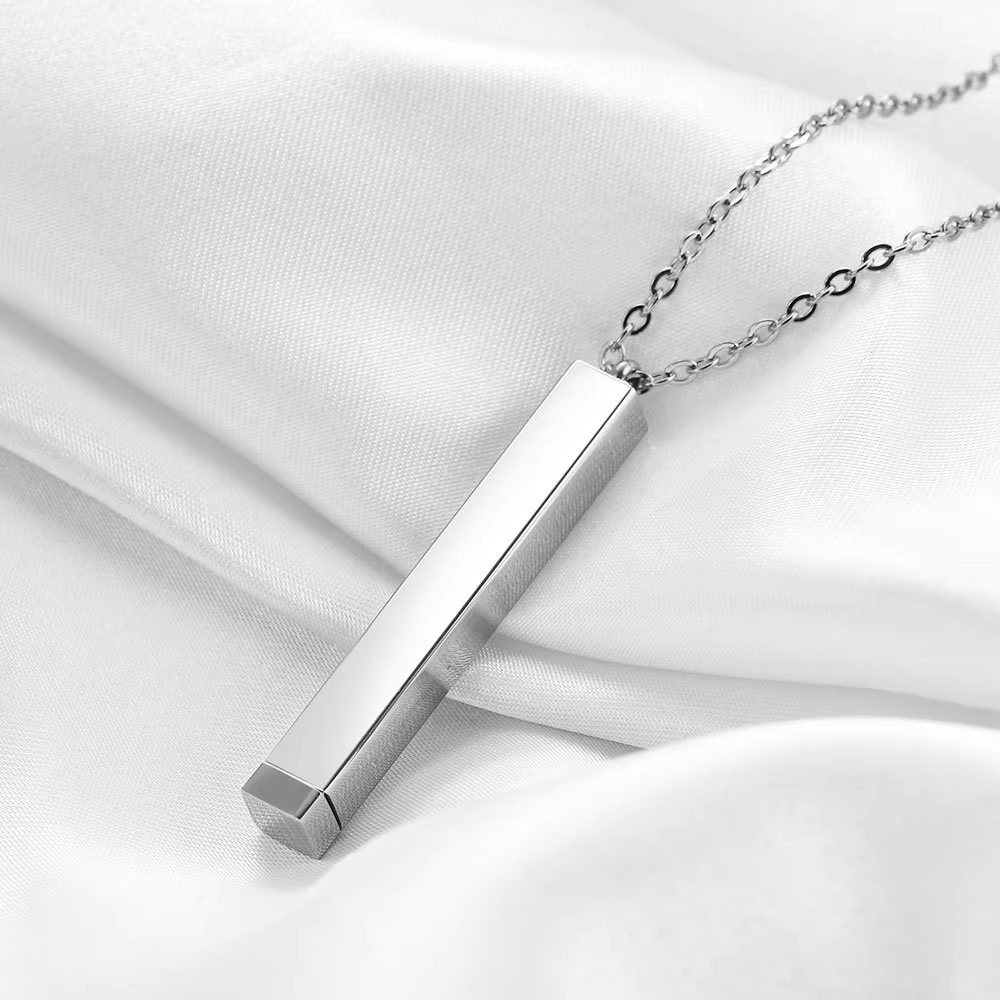 Custom Hidden Message Necklace (8 sides)