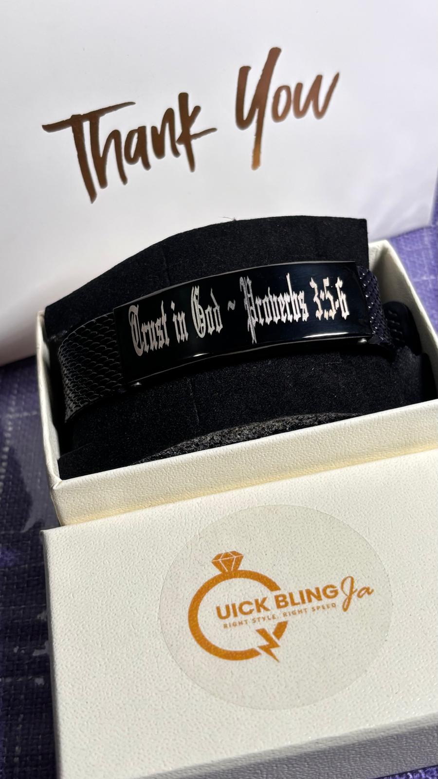 Custom mesh Band Bracelet